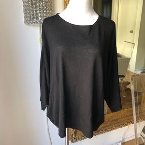 L’agence cashmere and silk blend Elegant Black Women sweater size Xs